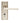 M Marcus - Serozzetta - Dieci Door Handles on Backplate - Bathroom - Pair; #finish_satin-nickel