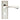 M Marcus - Serozzetta - Venti Door Handles on Backplate - Lock - Pair; #finish_polished-nickel