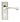 M Marcus - Serozzetta - Venti Door Handles on Backplate - Lock - Pair; #finish_polished-nickel