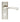 M Marcus - Serozzetta - Venti Door Handles on Backplate - Lock - Pair; #finish_satin-nickel