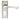 M Marcus - Serozzetta - Venti Door Handles on Backplate - Euro Lock - Pair; #finish_satin-nickel