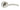 M Marcus - Serozzetta - Trenta Door Handles on Rose - Pair; #finish_polished-nickel