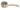 M Marcus - Serozzetta - Trenta Door Handles on Rose - Pair; #finish_satin-nickel