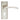 M Marcus - Serozzetta - Trenta Door Handles on Backplate - Lock - Pair; #finish_satin-nickel