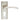 M Marcus - Serozzetta - Trenta Door Handles on Backplate - Euro Lock - Pair; #finish_satin-nickel