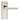 M Marcus - Serozzetta - Quaranta Door Handles on Backplate - Latch - Pair; #finish_polished-nickel-/-satin-nickel