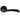 M Marcus - Serozzetta - Cinquanta Door Handles on Rose - Pair; #finish_matt-black