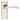 M Marcus - Serozzetta - Cinquanta Door Handles on Backplate - Latch - Pair; #finish_polished-nickel
