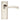 M Marcus - Serozzetta - Cinquanta Door Handles on Backplate - Latch - Pair; #finish_polished-nickel