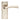 M Marcus - Serozzetta - Cinquanta Door Handles on Backplate - Latch - Pair; #finish_satin-nickel