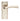 M Marcus - Serozzetta - Cinquanta Door Handles on Backplate - Latch - Pair; #finish_satin-nickel