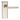 M Marcus - Serozzetta - Sessanta Door Handles on Backplate - Latch - Pair; #finish_polished-nickel-satin-nickel
