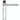 M Marcus - Serozzetta - Rosa Narrow Plate Multi-Point Door Handles - 92mm CTC - Pair; #finish_polished-chrome