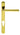 M Marcus - Serozzetta - Rosa Narrow Plate Multi-Point Door Handles - 92mm CTC - Pair; #finish_pvd