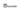M Marcus - Serozzetta - Morado Door Handles on Rose - Pair; #finish_satin-chrome