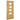 Deanta - Deanta - Seville Internal Door - Slanted Centre Glazed 4L; #finish_pre-finished-oak