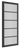 Deanta - Deanta - Shoreditch Internal Door - Glazed 5L; #finish_pre-finished-black