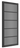 Deanta - Deanta - Shoreditch Internal Door - Tinted Glazed 5L; #finish_pre-finished-black