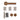 Deanta - Deanta - Sparta Complete Door Pack - Bathroom Door - 3" Hinges; #finish_rose-gold