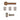 Deanta - Deanta - Sparta Complete Door Pack - Latch Door - 3" Hinges; #finish_rose-gold