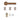Deanta - Deanta - Sparta Complete Door Pack - Latch Door - 3" Hinges; #finish_rose-gold