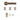 Deanta - Deanta - Sparta Complete Door Pack - Latch Door - 3" Hinges; #finish_antique-brass