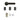 Deanta - Deanta - Sparta Complete Door Pack - Latch Door - 4" Hinges; #finish_matt-black