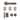 Deanta - Deanta - Sparta Complete Door Pack - Bathroom Door - 3" Hinges; #finish_matt-satin-black-nickel