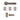 Deanta - Deanta - Sparta Complete Door Pack - Latch Door - 3" Hinges; #finish_matt-satin-black-nickel
