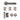 Deanta - Deanta - Sparta Complete Door Pack - Standard UK Lock - 4" Hinges; #finish_matt-satin-black-nickel
