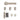 Deanta - Deanta - Sparta Complete Door Pack - Bathroom Door - 4" Hinges; #finish_satin-nickel