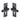 M Marcus - Tudor - Tudor Door Handles - Shropshire - Euro Lock - Pair; #finish_black-antique