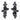 M Marcus - Tudor - Tudor Door Handles - Fleur De Lys - Bathroom - Pair; #finish_black-antique