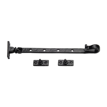M Marcus - Tudor - Tudor Casement Window Stay - 12"; #finish_black-antique