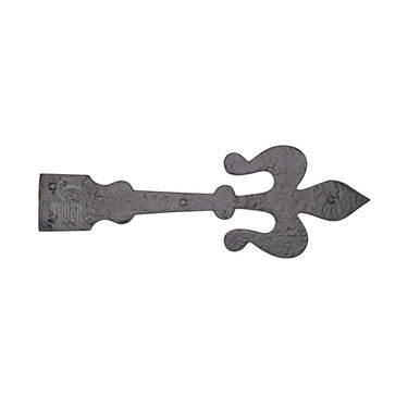 M Marcus - Tudor - Tudor Dummy Strap Hinge  - 12"; #finish_black-antique