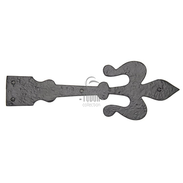 M Marcus - Tudor - Tudor Dummy Strap Hinge  - 15 3/4"; #finish_black-antique
