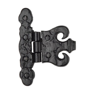 M Marcus - Tudor - Tudor Black Iron Hinge - Coronet; #finish_black-antique