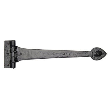 M Marcus - Tudor - Tudor Black Iron Strap Hinge - 18"; #finish_black-antique