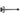 M Marcus - Tudor - Tudor Fleur De Lys Black Iron Hinge - 18"; #finish_black-antique