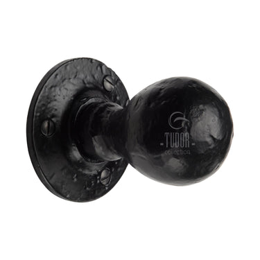 M Marcus - Tudor - Ball Mortice Door Knobs - Unsprung; #finish_black-antique