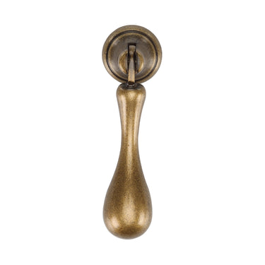 M Marcus - M.Marcus Architectural Hardware - Classic Drop Pull; #finish_distressed-brass