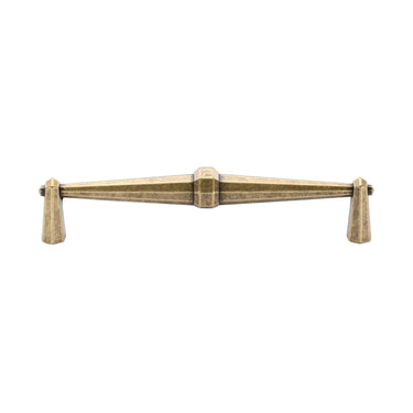 M Marcus - M.Marcus Architectural Hardware - Octagonal Cabinet Pull - Bar - 160mm CTC; #finish_distressed-brass