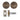 M Marcus - Serozzetta - UDP Bathroom Accessories Pack - Turn & Release and Deadbolt - 50mm dia.; #finish_antique-brass