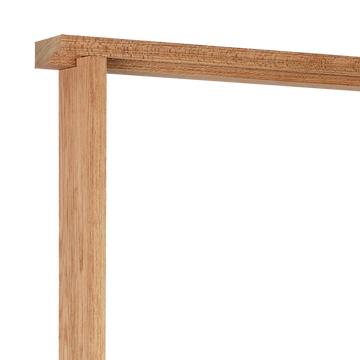 LPD Doors - Unfinished hardwood internal door lining with grooves for intumescents.; #finish_unfinished-hardwood