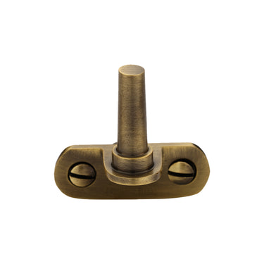 M Marcus - Heritage Brass - Cranked Casement Stay Pin; #finish_antique-brass