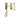 M Marcus - Heritage Brass - Casement Window Fastener - Spoon Pattern; #finish_polished-brass