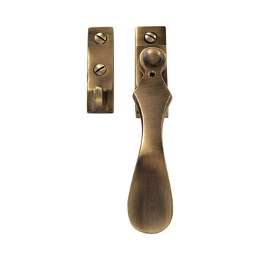 M Marcus - Heritage Brass - Casement Window Fastener - Wedge Pattern - Standard; #finish_antique-brass