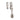 M Marcus - Heritage Brass - Casement Window Fastener - Wedge Pattern - Standard; #finish_satin-nickel