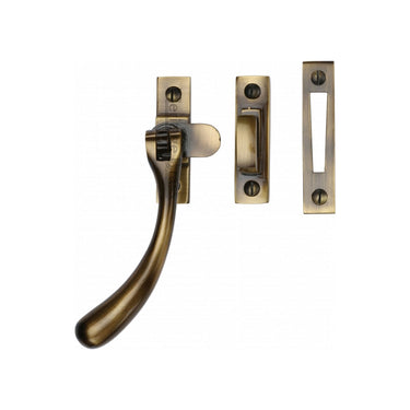 M Marcus - Heritage Brass - Casement Window Fastener - Ball Design; #finish_antique-brass