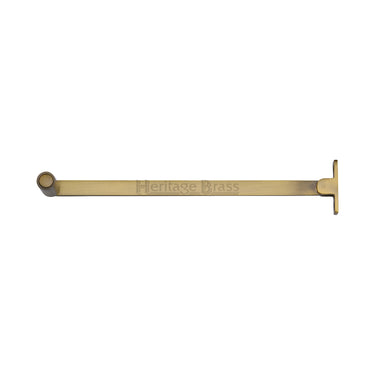 M Marcus - Heritage Brass - Casement Stay Roller Arm - 150mm; #finish_antique-brass